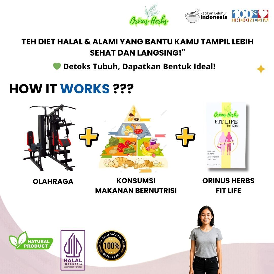 Teh Diet Herbal Orinus Herbs Langsora Pelangsing Alami & Detox 20 kantong celup @6gr 4