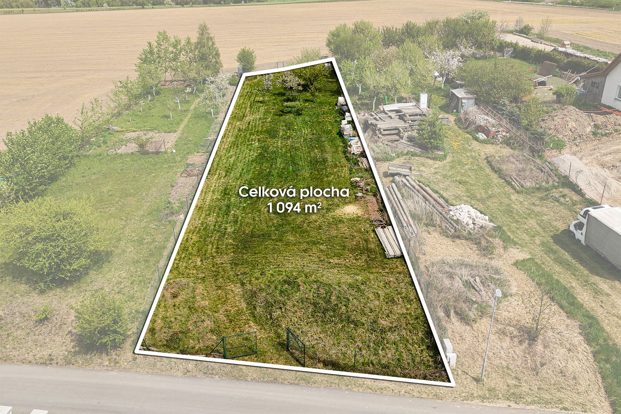 POZEMEK 1 094 m², 588 21 Nové Domky - 2