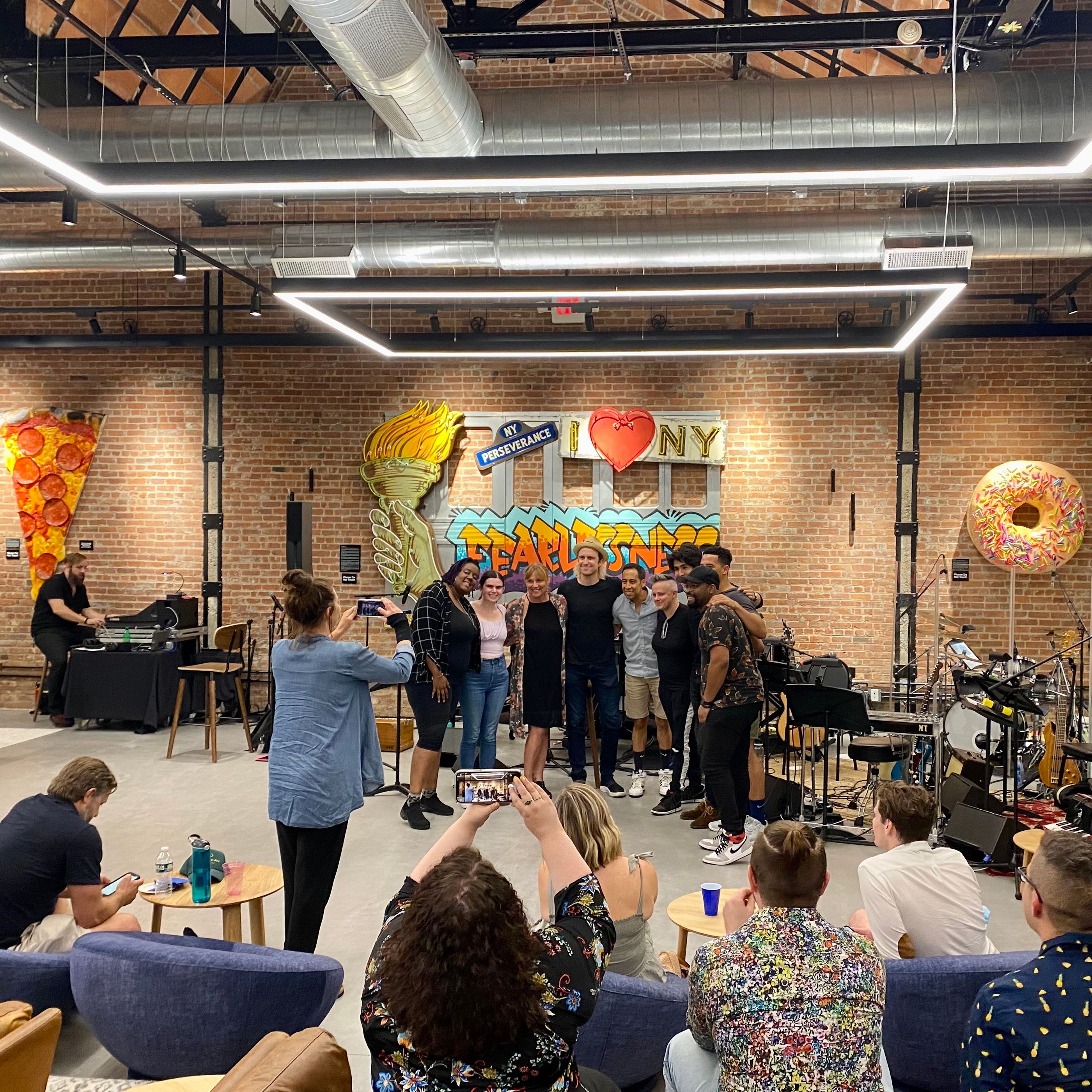 Two Bridge hosted an initial band rehearsal and an intimate performance preview of "Walk on Through."