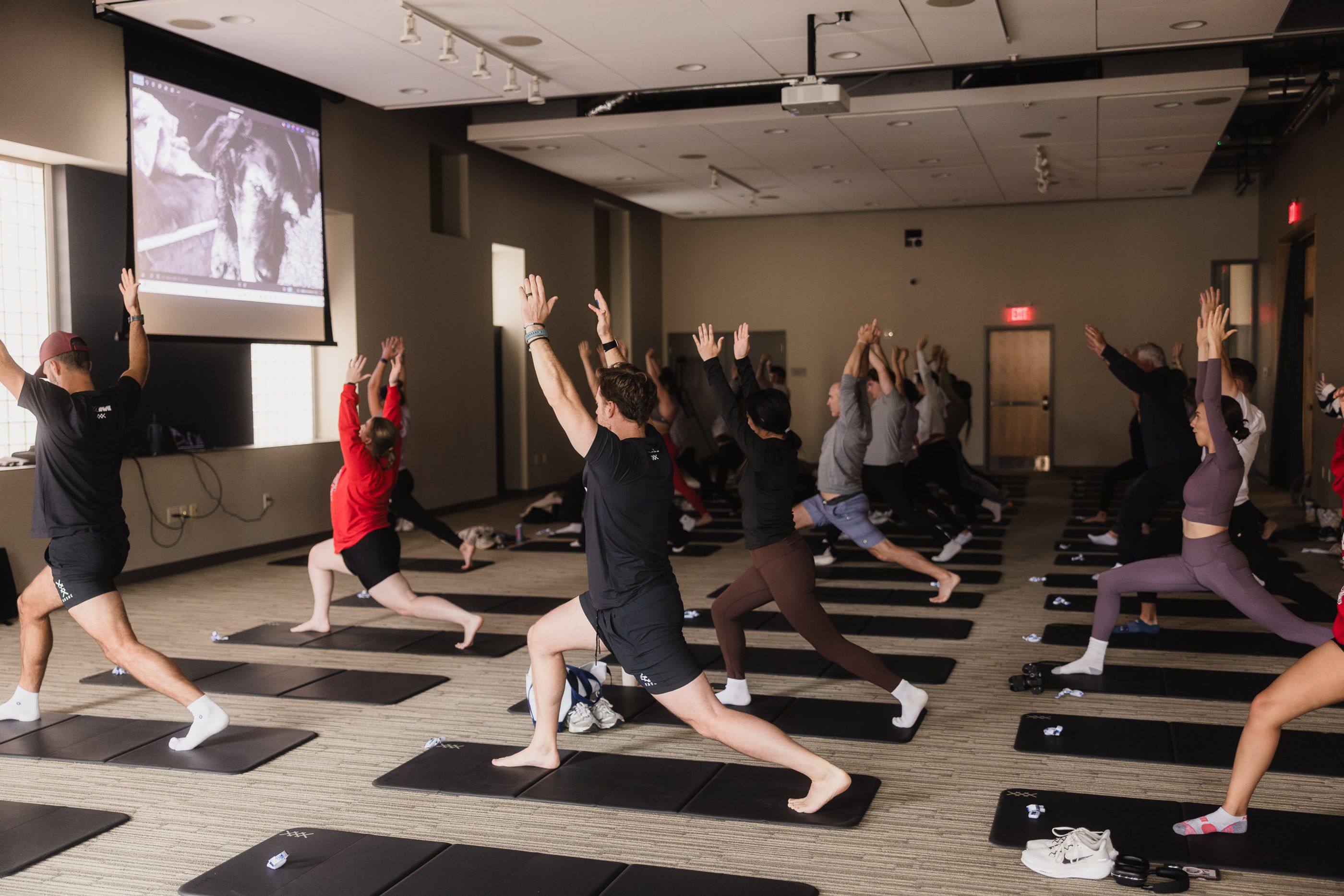 A morning of movement and mindfulness with Zac Clark and Rhone CEO Nate Checketts, bringing students together to reset, recharge, and reflect on the connection between physical and mental wellness.