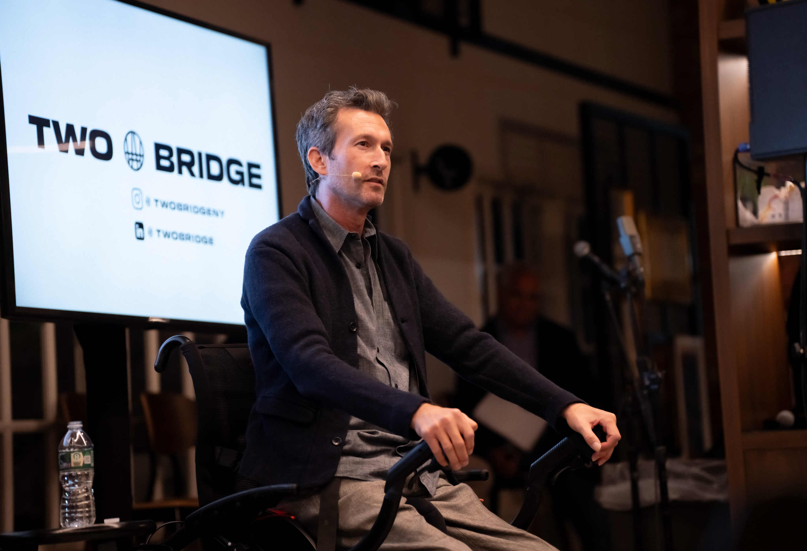 Aaron Lazar performing “The Impossible Dream,” a truly life-changing event. His journey, marked by resilience and passion, made this performance at Two Bridge's Changing the World event even more powerful.