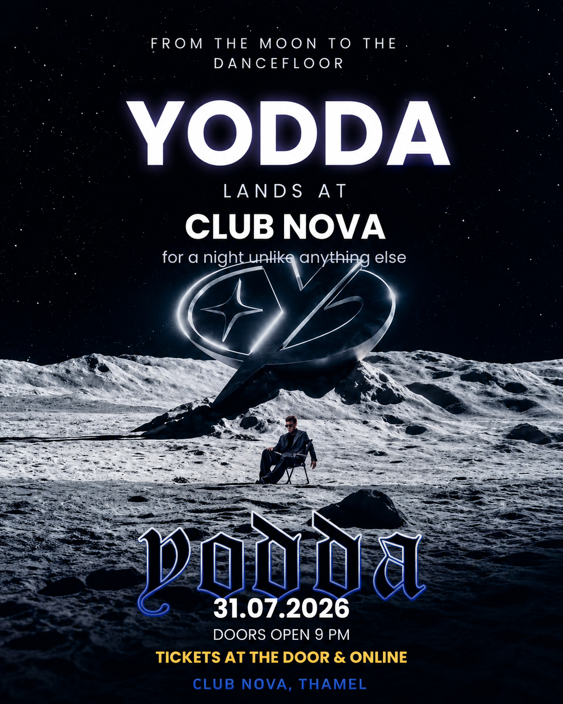 From the moon to the dancefloor—YODDA