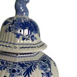 Porceleyne Fles Three-Piece Garniture with Floral Work view 6