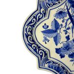 Porceleyne Fles Plaque with Bird Among Flowers view 5