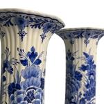 Porceleyne Fles Three-Piece Garniture with Floral Work view 9