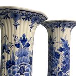 Porceleyne Fles Three-Piece Garniture with Floral Work view 9