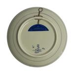 Porceleyne Fles Plate with Patterned Floral Border view 3