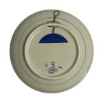 Porceleyne Fles Plate with Patterned Floral Border view 3