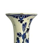 Pair of Porceleyne Fles Trumpet Vases with Floral Baskets view 6