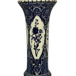 Boch Trumpet Vase with Floral Panels view 3