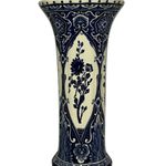 Boch Trumpet Vase with Floral Panels view 3