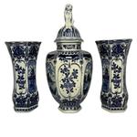 Boch Three-Piece Garniture with Landscape Panels view 2