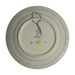 Porceleyne Fles Plate with Stylized Flowers view 3