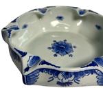 Porceleyne Fles Blue Floral Ashtray view 3