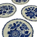 Set of Seven Porceleyne Fles Floral Coasters view 5
