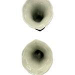 Pair of Porceleyne Fles Trumpet Vases with Floral Baskets view 4