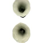 Pair of Porceleyne Fles Trumpet Vases with Floral Baskets view 4