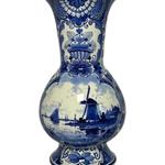 Porceleyne Fles Baluster Vase with Windmill Landscape view 1