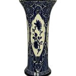 Boch Trumpet Vase with Floral Panels view 4