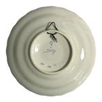 Porceleyne Fles Scalloped Plate with Floral Motifs view 5