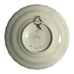 Porceleyne Fles Scalloped Plate with Floral Motifs view 5