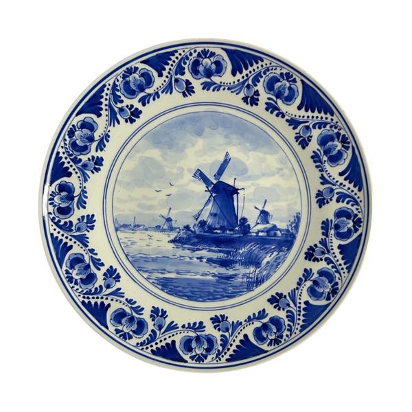 Porceleyne Fles Plate with Canal Landscape