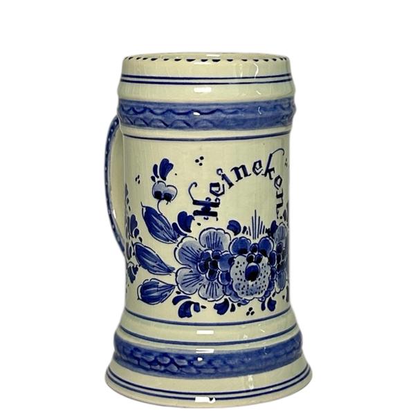 Delftware Beer Stein with Heineken Name