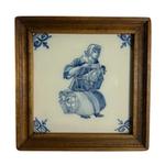 Set of Four Tichelaar Framed Tiles view 3