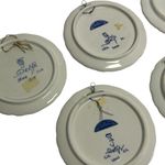 Set of Seven Porceleyne Fles Floral Coasters view 7