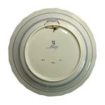 Porceleyne Fles Plate with Central Floral Bouquet view 4