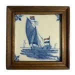 Set of Four Tichelaar Framed Tiles view 4