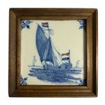 Set of Four Tichelaar Framed Tiles view 4