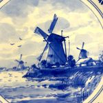 Porceleyne Fles Plate with Canal Landscape view 3