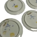 Set of Seven Porceleyne Fles Floral Coasters view 8