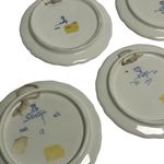 Set of Seven Porceleyne Fles Floral Coasters view 8