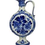 Porceleyne Fles Delft Jug with Floral Decoration view 1