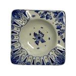 Porceleyne Fles Rectangular Dish with Floral Border view 2