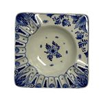 Porceleyne Fles Rectangular Dish with Floral Border view 2