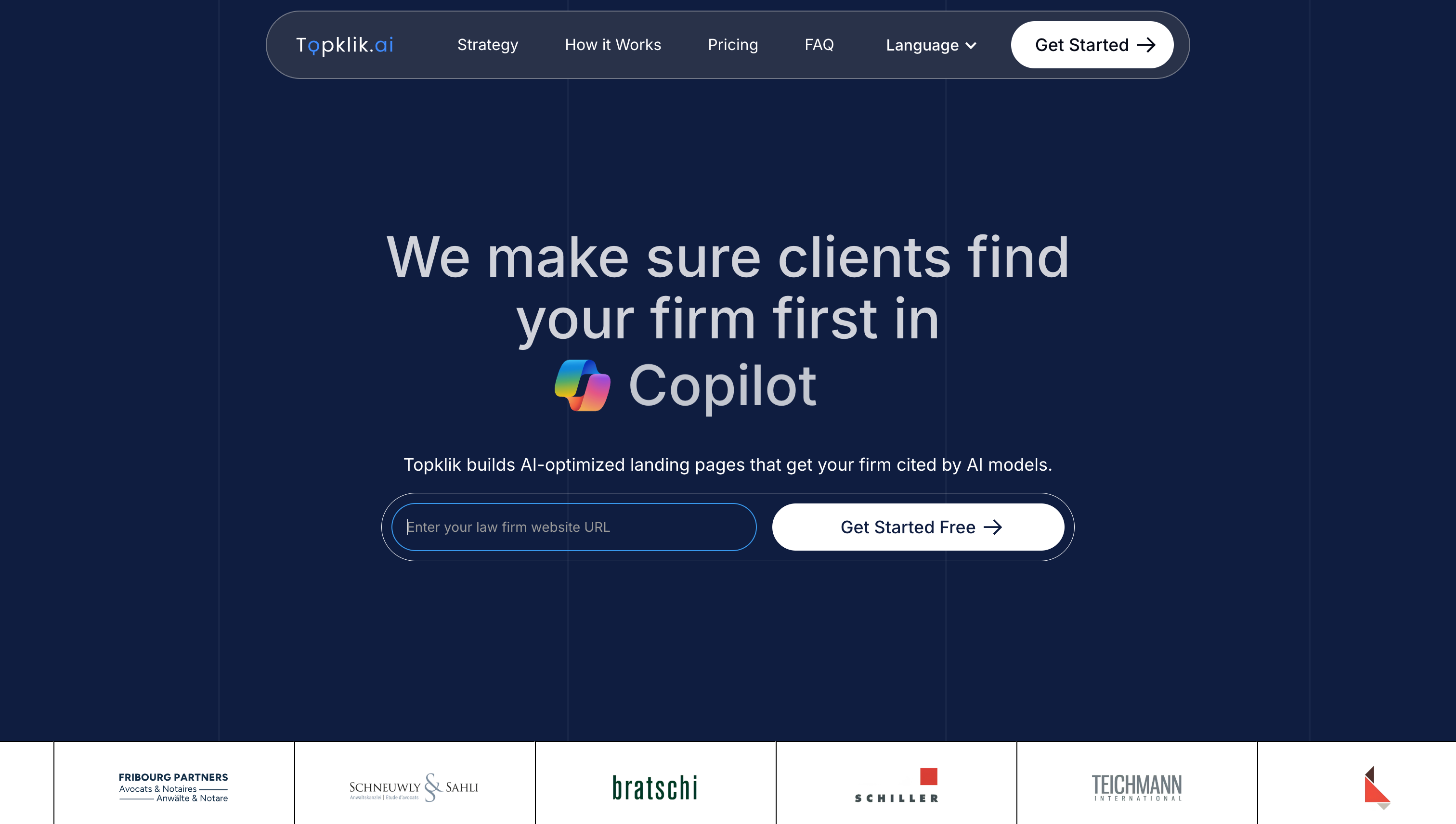 A AI Search Optimization platform helping law firms improve their visibility across AI search engines.