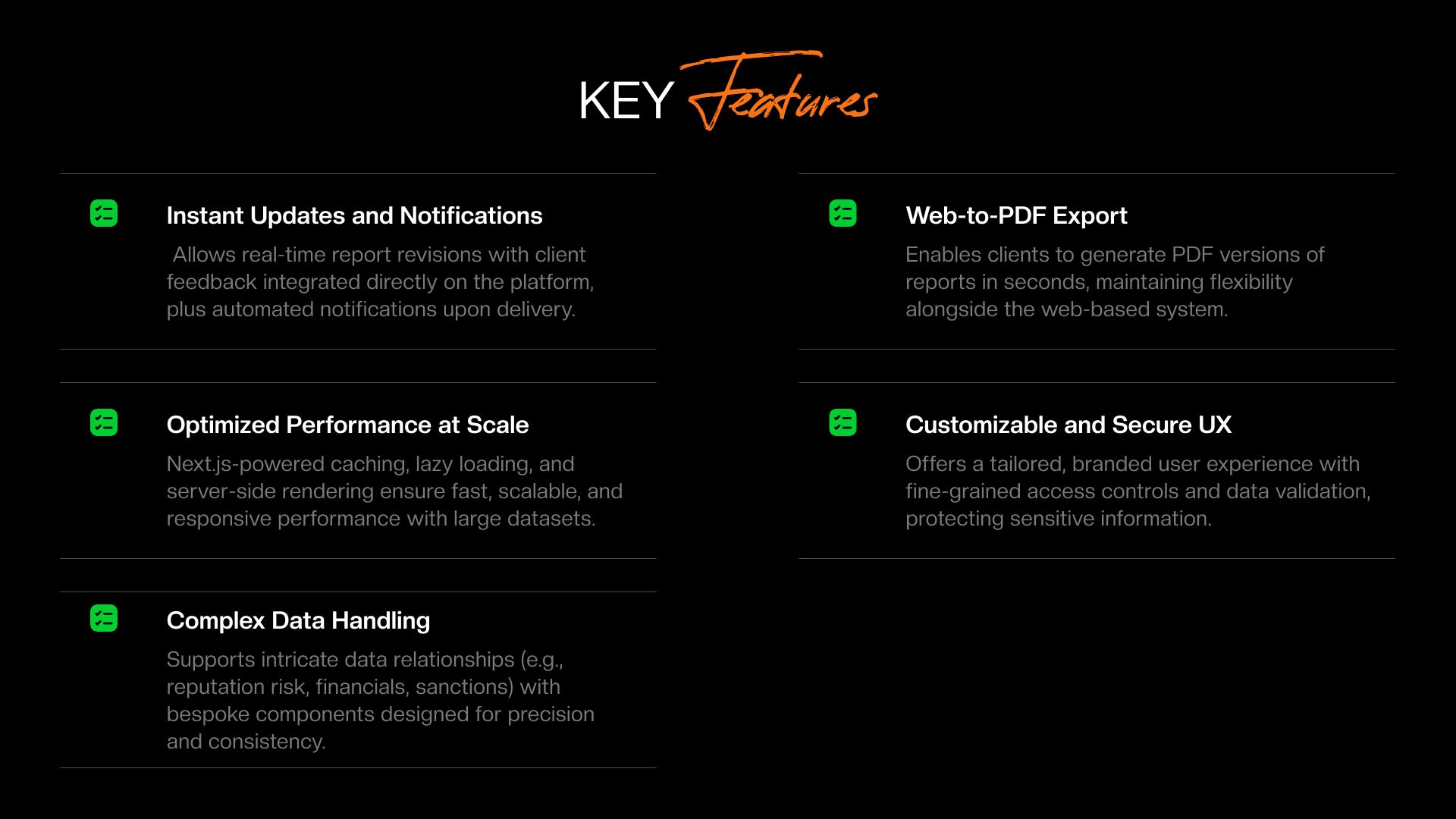 Insight X features 