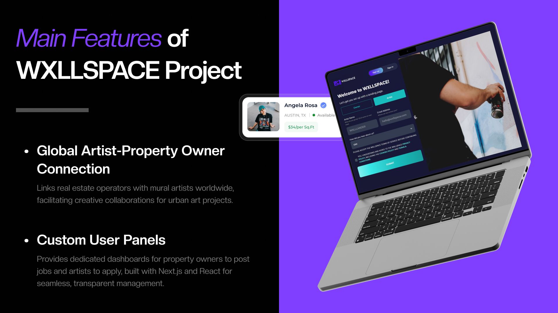 wxllspace features