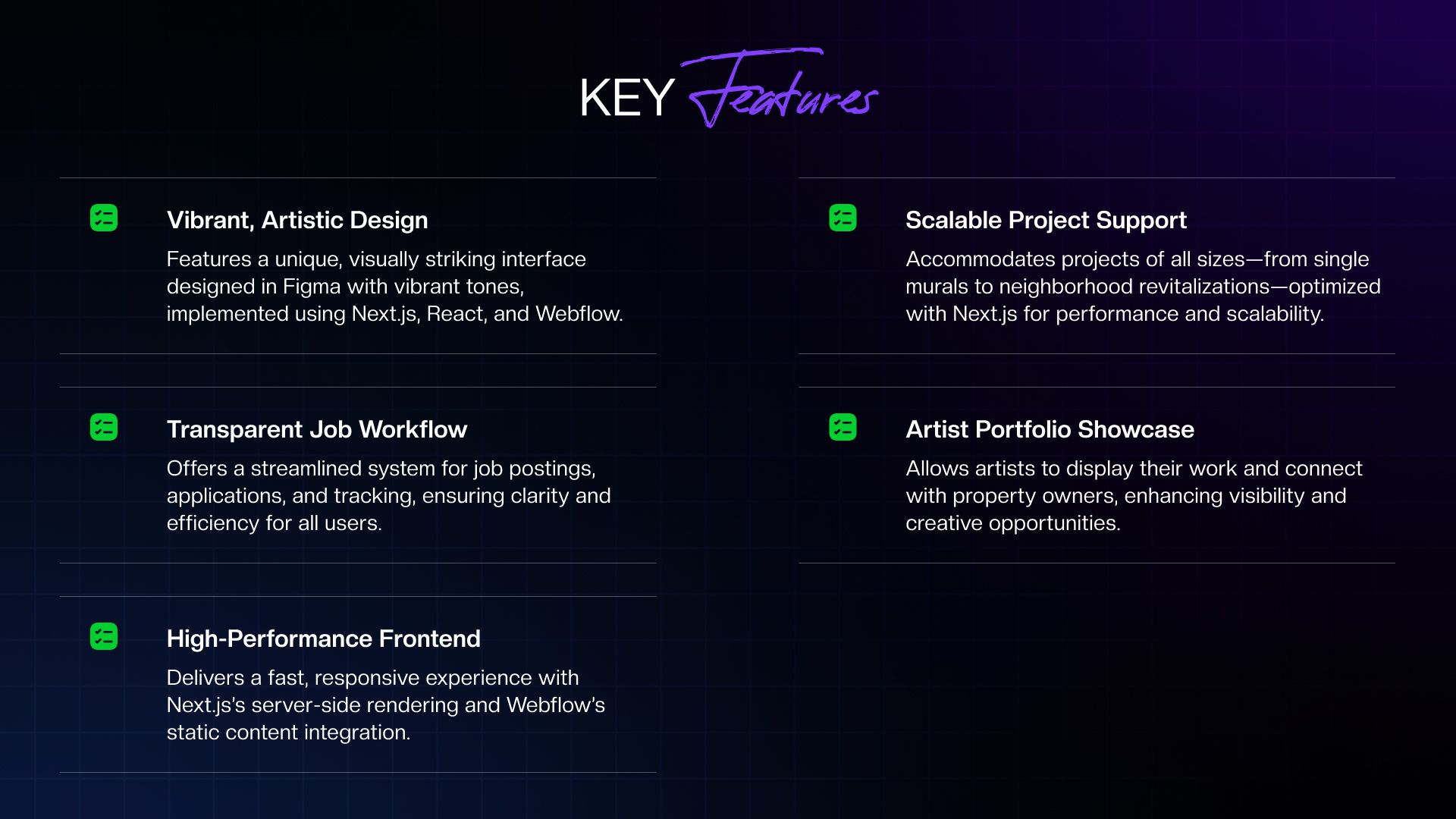 wxllspace features