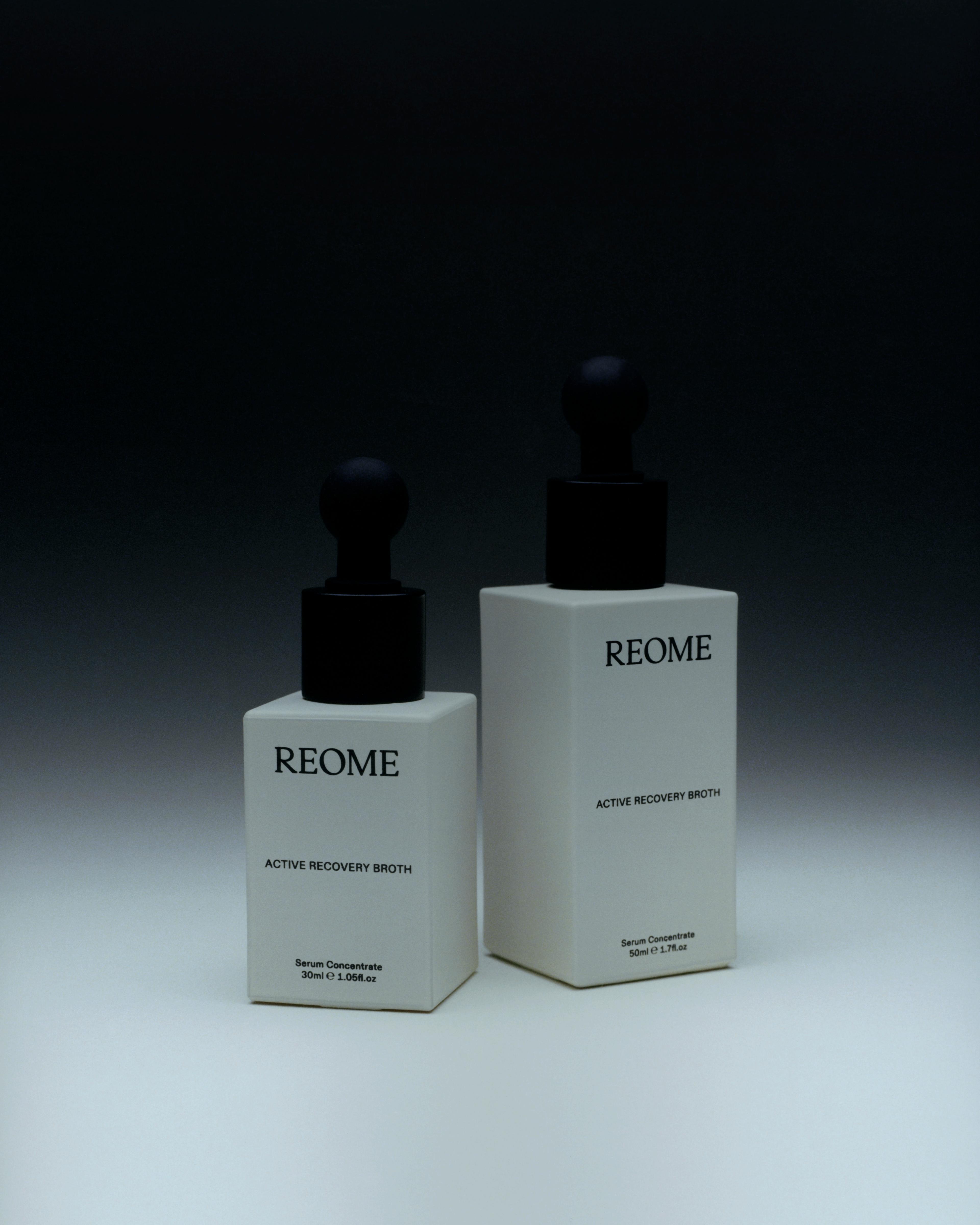 REOME luxury skincare serum and cleanser 