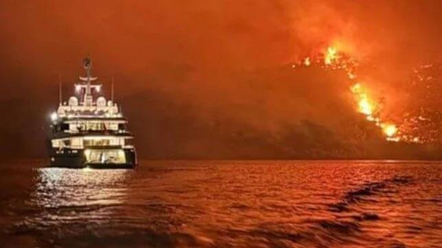 Fireworks Fiasco: Millionaire Yacht Owner Denies Arson Allegations After Blaze