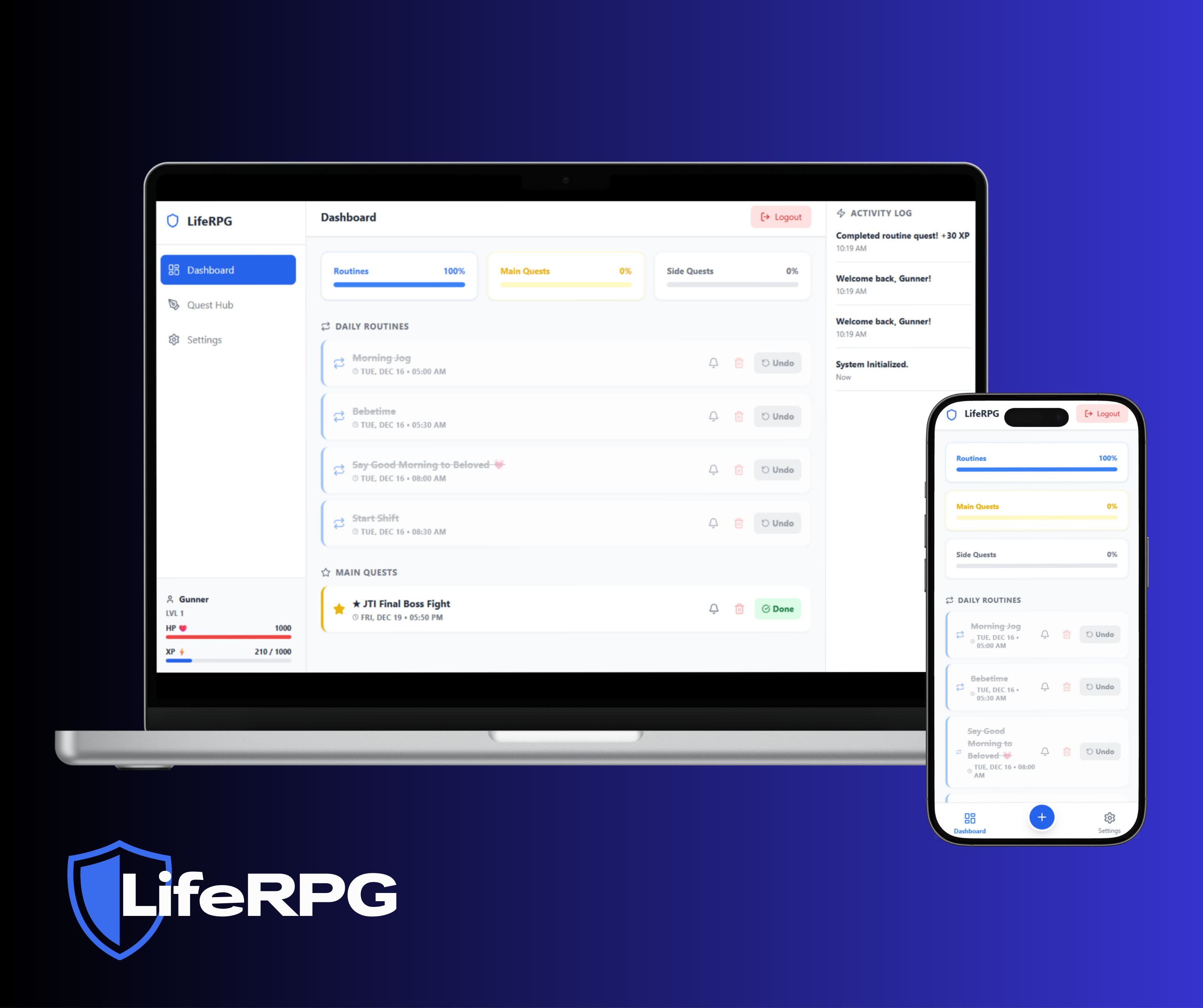 LifeRPG | Gamify your daily tasks (Beta)