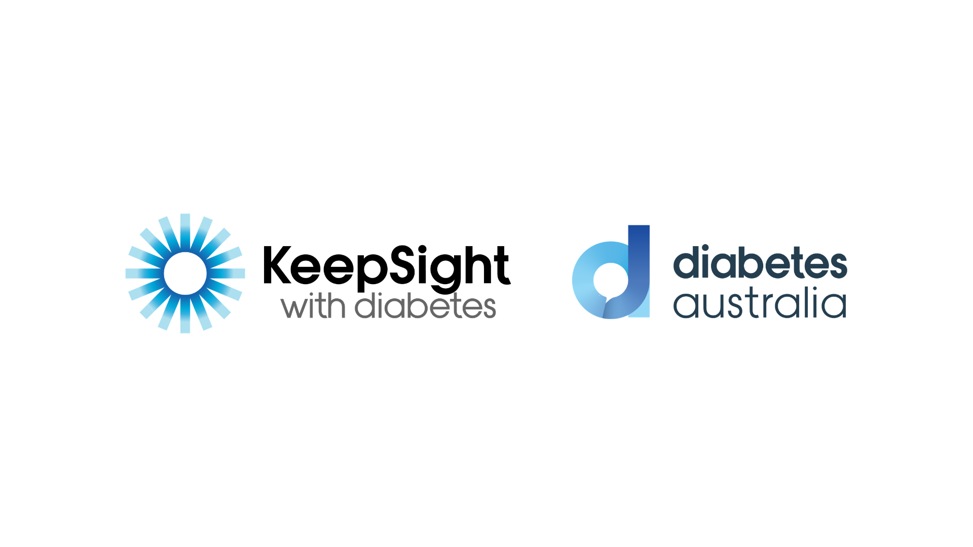 The blue KeepSight and Diabetes Australia logos