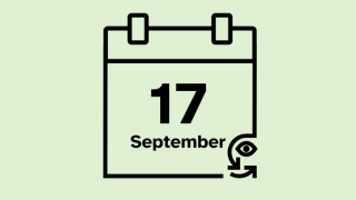 A calendar icon that reads 17 September