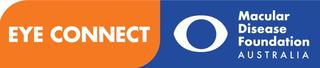 The Eye Connect and Macular Disease Foundation Australia logos.