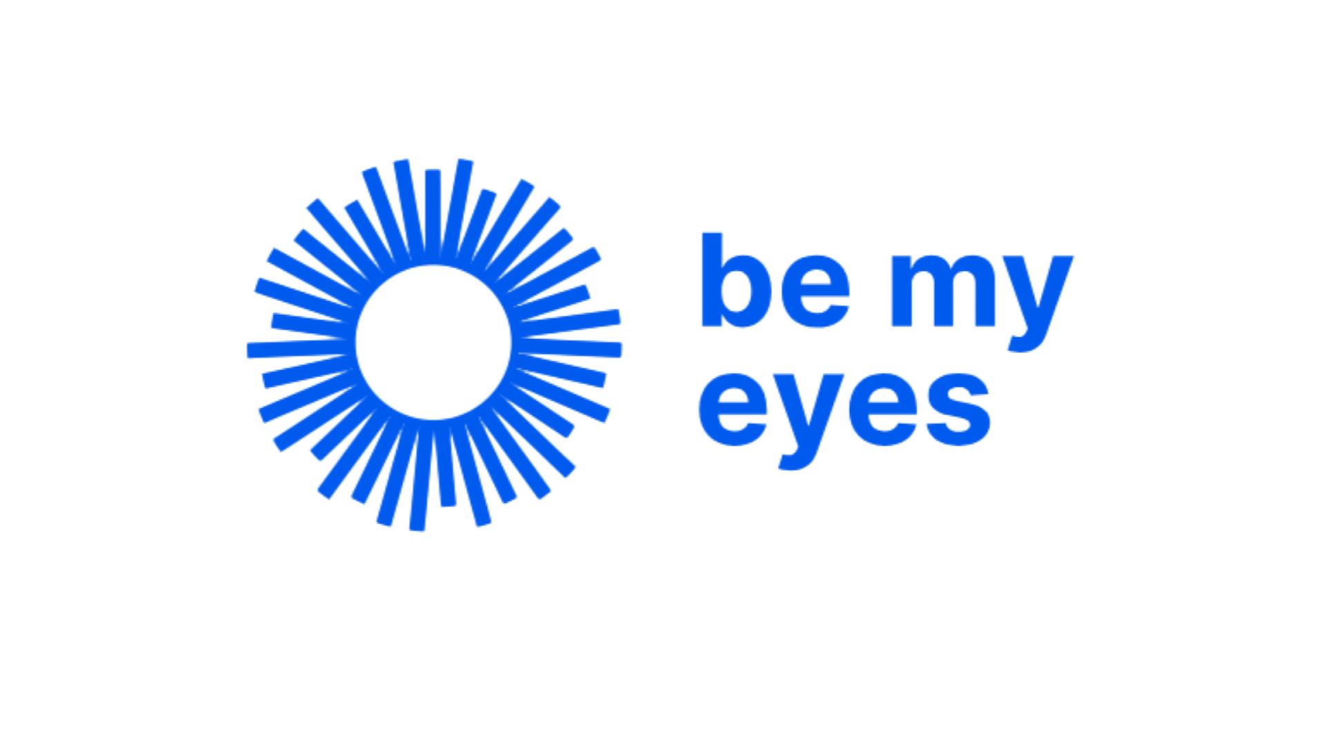 The Be My Eyes logo.