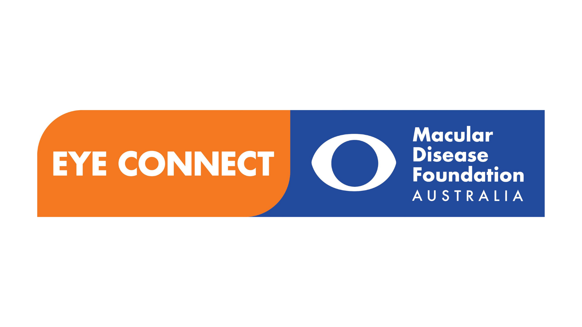 The Eye Connect and Macular Disease Foundation Australia logos.